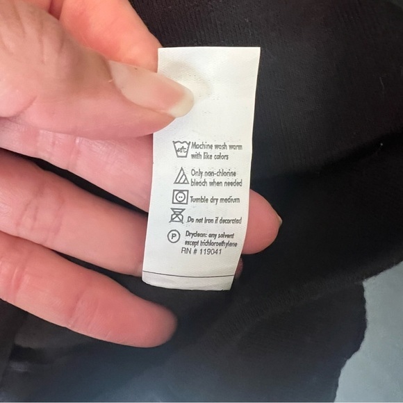 NWT NASA Rhinestone Hoodie Black Hoodie Size: L oversized - Picture 11 of 15